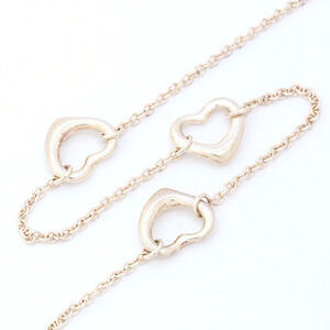 Tiffany Co Elsa Peretti Open Heart Silver Pendant